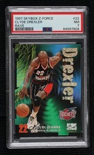 1997-98 Skybox Z-Force Rave 136/399 Clyde Drexler #22 PSA 7 HOF