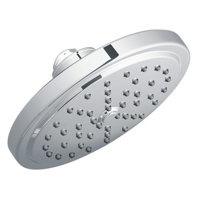 MOEN S176 One-Spray Pattern with 2.5 GPM 6.75 in. Wall Mount Fixed Shower Head