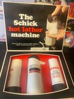 The Schick Hot Lather Shaving Cream Set Machine 2 Refills Vtg 1970s NEW BUT OPEN — photo 4