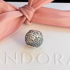 Pandora originale sfera pavè blu, argento 925 #797032NABMX