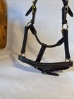Cob Bobby’s English Tack Havana Leather Halter Brass Hardware Adjustable NEW BET — photo 5