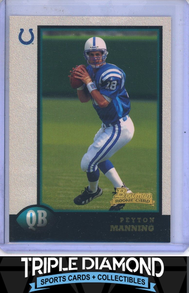 1998 Bowman Chrome #1 Peyton Manning Rookie RC Colts S290