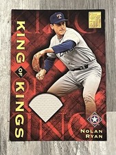 2001 TOPPS NOLAN RYAN 50 YEARS KING OF KINGS LARGE PROMO GLOSSY CARD 12.5”X9”!!