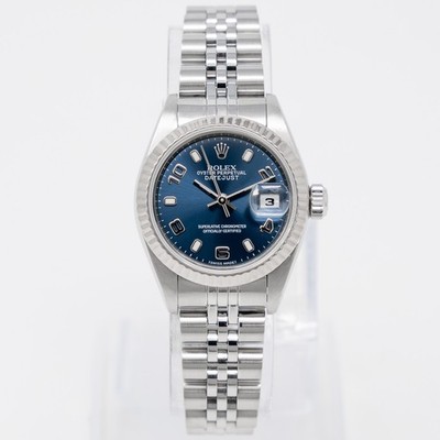 Rolex Lady-Datejust 26, 79174, Steel & Gold, Blue Arabic Dial, Jubilee Bracel...