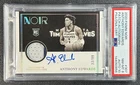 ANTHONY EDWARDS PSA 8 2020 PANINI NOIR #307 ROOKIE PATCH 10 AUTO RC RPA 33/99