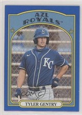 2021 Topps Heritage Minor League Edition Blue Border 51/99 Tyler Gentry #45 0kd8