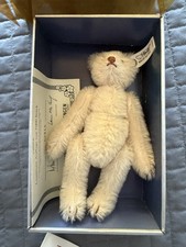 VINTAGE STEIFF SNAP APART TEDDY BEAR REPLICA 1989/90 MOHAIR 1908 MODEL