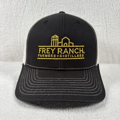 Fray Ranch Farmers Distillers Hat Adult Snapback Mesh Back Cap Bourbon Whiskey