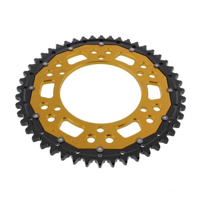 ZF Kettenrad Dual 48Z Teilung 530 gold ZFD-499-48-GLD für Kawasaki ZZR 400 K3 19