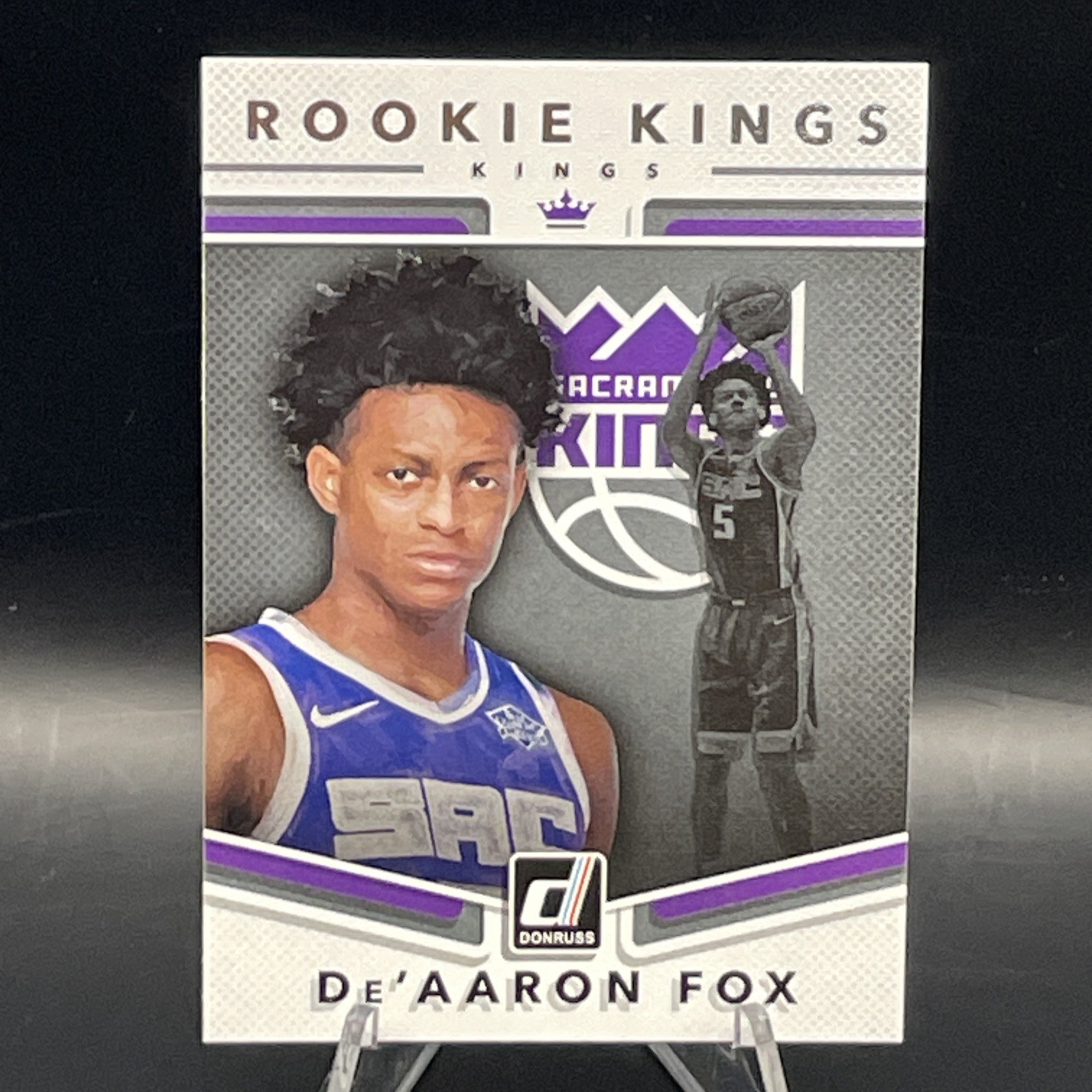2017-18 Panini Donruss Rookie Kings #5 De'Aaron Fox Sacramento Kings