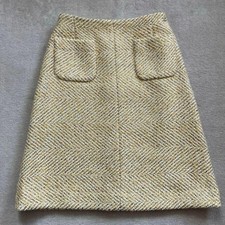 Gonna in tweed CHANEL taglia M lunghezza 55 cm design classico Coco Mark