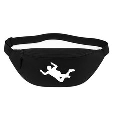 Bauchtasche Skydiving Silhouette Geschenkidee Skydiving Geschenk Präsent Mitbrin