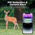 Voopeak Solar 2.5K 4G LTE Cellular PTZ Security Camera Wildlife Trail Cam 360° — photo 6