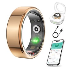 IP65 Waterproof Monitor, Smart Ring Health Tracker for Heart Rate  Fitness