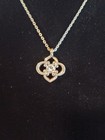 Crystal Pendant Necklace Brighton Toledo Silver