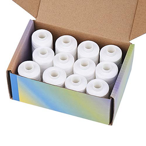 All Purposes Cotton Quilting Thread 50s/3 Thread for Piecing Sewing 12 White - Picture 6 of 7