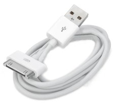 30 Pin USB Data Sync Cable Charger for iPhone 4 4G 4S 3GS iPod Nano iPad 1/2/3