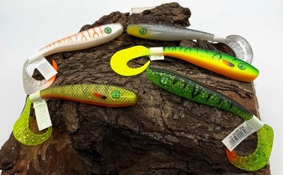 Balzer Shirasu Pike Collector Twister 16cm 30g Gummifisch Gummiköder Köder DA
