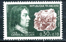 TIMBRE FRANCE 1968  N° 1551 ** CELEBRITE / GENERAL DESAIX (pl)