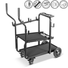 STAHLWERK Schwei&szlig;wagen Trolley f&uuml;r Schwei&szlig;ger&auml;te und Plasmaschneider 1,2mm Stahl