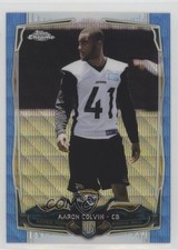 2014 Topps Chrome Blue Wave Refractor Aaron Colvin #201 0dk