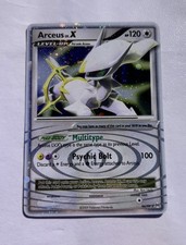 Carta rara Pokémon TCG Arceus LV.X Platinum Holo 96/99 quasi nuova