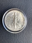 1943 Walking Liberty Half Dollar 90% Silver Coin.
