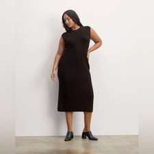 Everlane The Midi Dress in Everyday Cotton Size: M, NWT