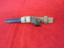 BRITISH Korean War ENFIELD N0.9 MK.1 Fazakerly Bayonet W/ Scabbard & Frog