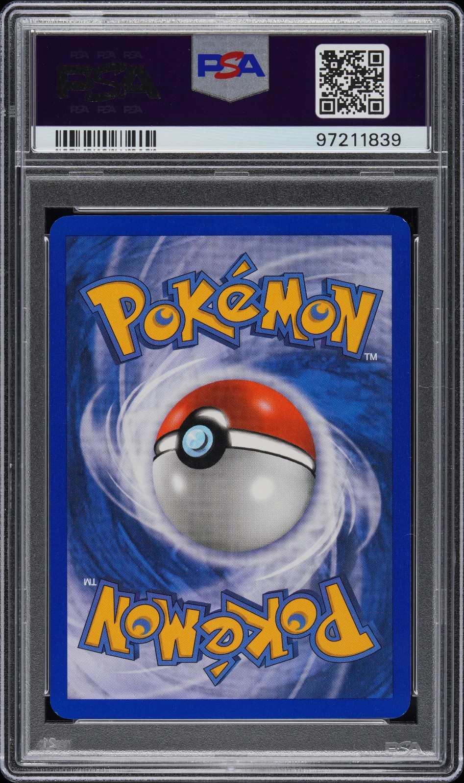 2005 POKEMON GOLD STAR SUICUNE-HOLO EX UNSEEN FORCES #115 PSA 9 *SWIRL* view 2