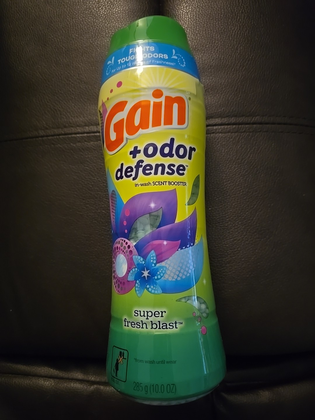 2 Gain + Odor Defense In Wash Scent Booster Super Fresh Blast 10 Oz (E8)