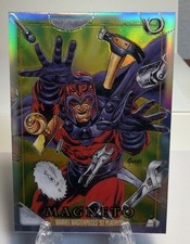 2024 Upper Deck Marvel Masterpieces 92 Platinum Magneto #49 Rainbow