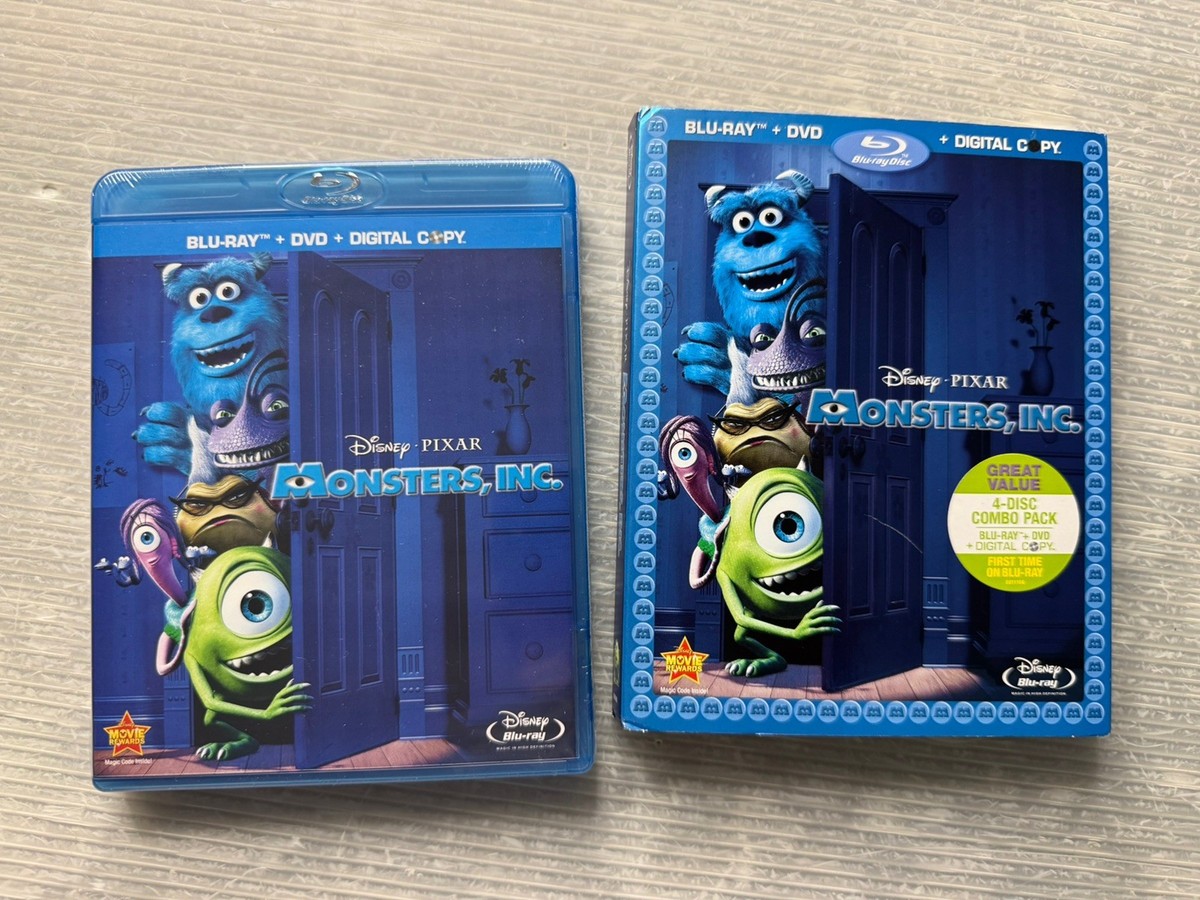 ＭＯＮＳＴＥＲＳ　Ｂｌｕ－ｒａｙ　ＢＯＸ（Ｂｌｕ－ｒａｙ　Ｄｉｓｃ） Monsters, Inc. (Blu-ray/DVD, 2010, 3-Disc Set) 786936807325
