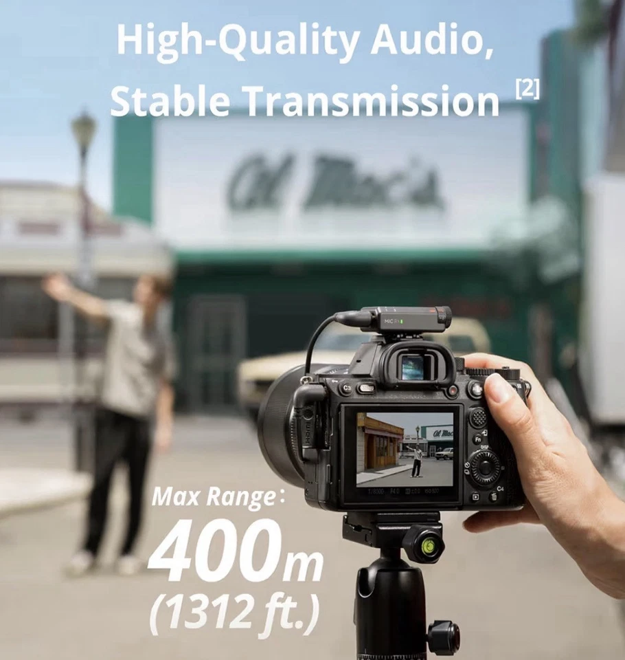 DJI Mic Mini (1 TX + 1 RX) Compact Wireless Microphone System (Black) Fast Ship - Image 3 of 4