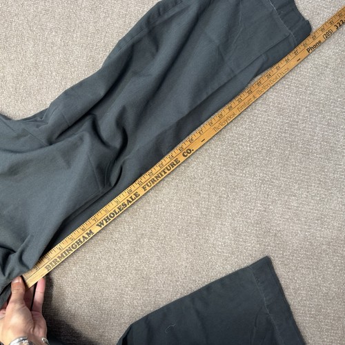 Vintage 70s Chino Pants Mens 36x29 Work Wear Zip Fly USA Made Green Talon, $39.99 - Photo 7