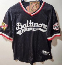 Large - Rings & Crowns Baltimore Elite Giants JERSEY negro league NWT orioles