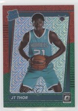 2021 Panini Donruss Optic Rated Choice Red & Green Prizm JT Thor Rookie RC 5ub