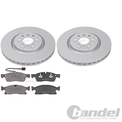 ABS BREMSSCHEIBEN 345mm + BELÄGE VORNE passend für MASERATI LEVANTE