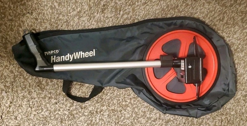Napco Handywheel Walking Wheel Tape Measure HW100F Telescopic Measuring Wheel