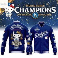 Los Angeles city Dodger x Kitty World Series Champions 2025 Baseball Jacket