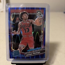 2023-24 Panini Donruss Optic Rated Rookie Julian Phillips Blue Prizm /249