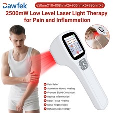 0-2500mW Laser Treatment Cold Laser Therapy Device for Pain Relief 1-10000Hz Daw