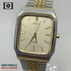 Seiko Dolce Gold 7741-5130 Vintage[US Stock] Tungsten Quartz Mens Watch *N.MINT