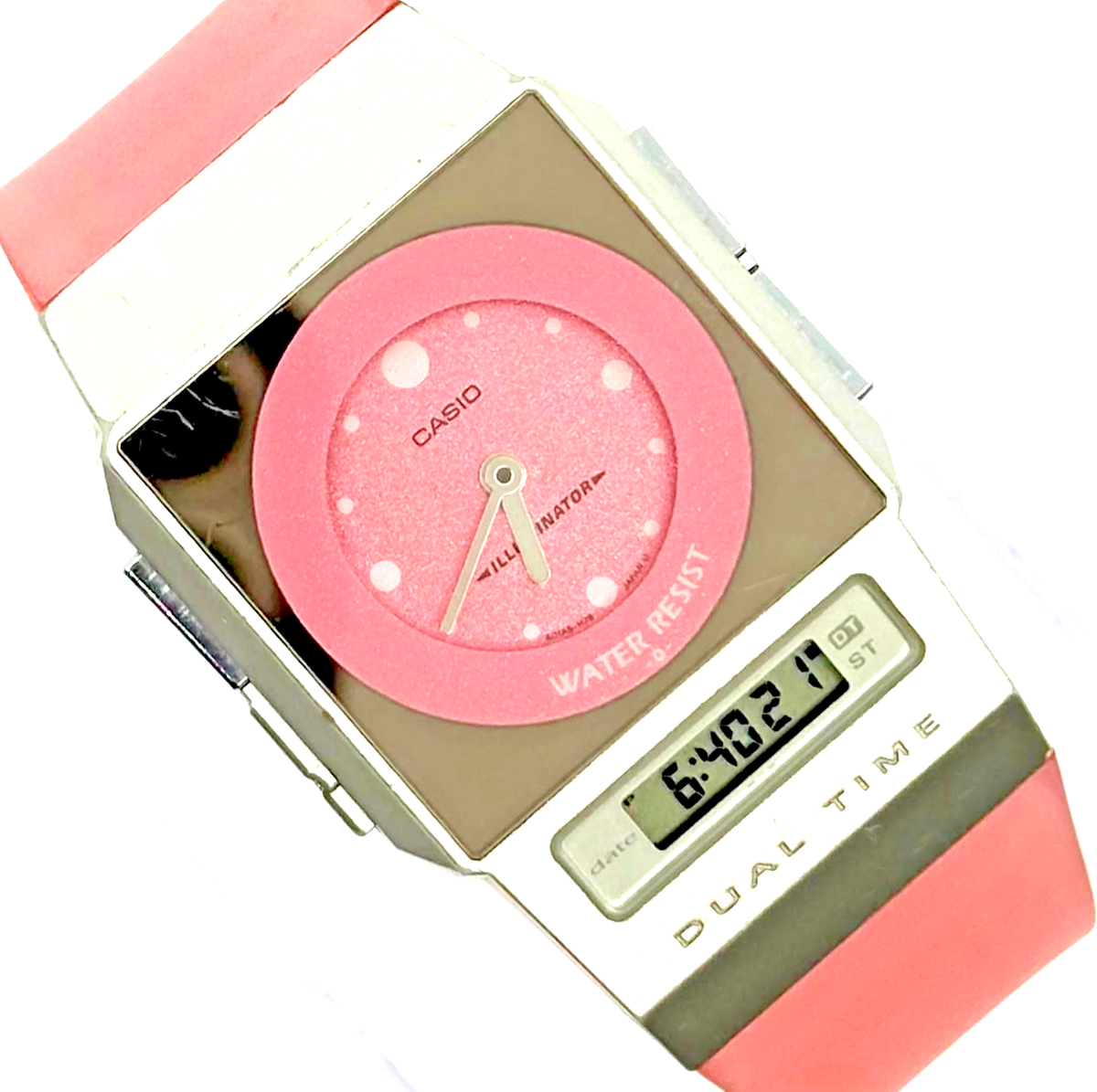 Casio FS-01 Film Watch PELA Pink Vintage Digital Rare Collectible