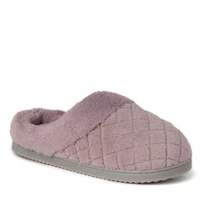 Dearfoams Women's Libby Quilted Terry Clog House Slipper