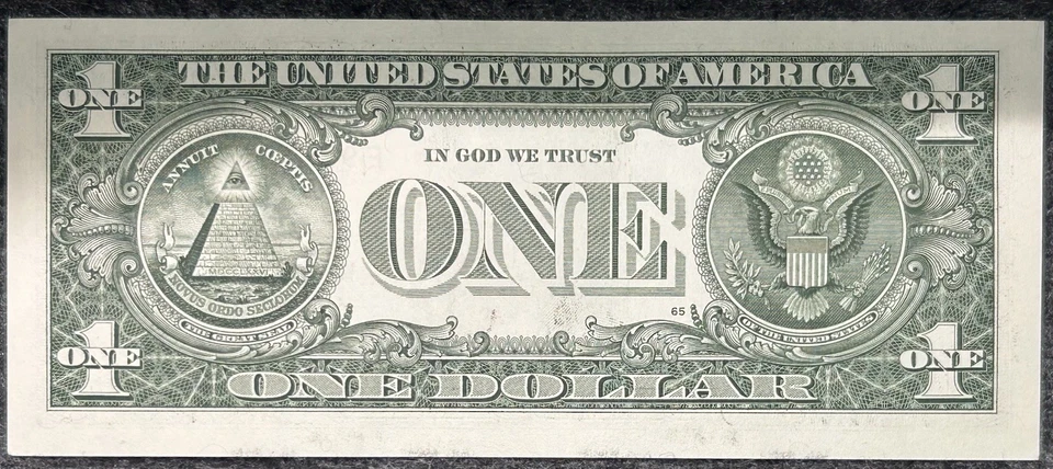 🔥Series 2021 $1 FRN from Atlanta, Georgia ~Flipper Fancy Serial Number 90308339 - Image 2 of 2