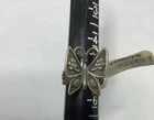 NWT RARE VTG 2000’s James Avery  Sterling Silver Butterfly & Tulip Ring SZ  5.5