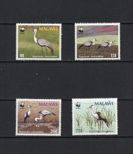 S8824 Malawi 1987 Vögel Kraniche 4 Werte MNH