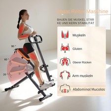 Heimtrainer Fitness Fahrrad Klappbarer Hometrainer Cardio Ergometer Trimmrad