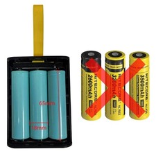 3 18650 Battery Charger Case Diy Power Bank Box Fast Charge 5v 2a Double USB Out